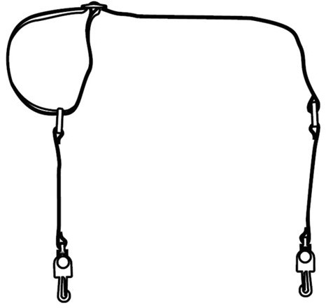 Zebra - accessoirekit robuuste schouderband met metalen clips