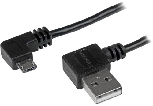 StarTech.com Micro-USB kabel met rechts haakse connectors M/M 1m