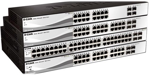 D-Link DGS-1210-28P Managed L2 Gigabit Ethernet (10/100/1000) Power over Ethernet (PoE) 1U