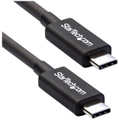 StarTech.com Thunderbolt 3 (40Gbps) USB-C kabel Thunderbolt, USB en Displayport compatibel 0.5m