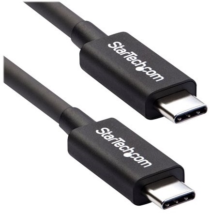 StarTech.com Thunderbolt 3 (40Gbps) USB-C kabel Thunderbolt, USB en Displayport compatibel 0.5m