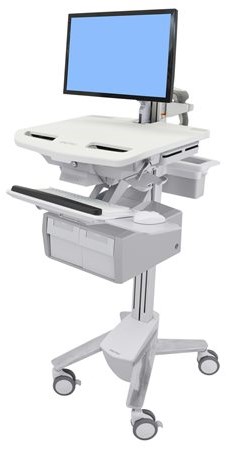 Ergotron StyleView - wagen - open architectuur - voor lcd-scherm / toetsenbord / muis / CPU / notebook / lezer