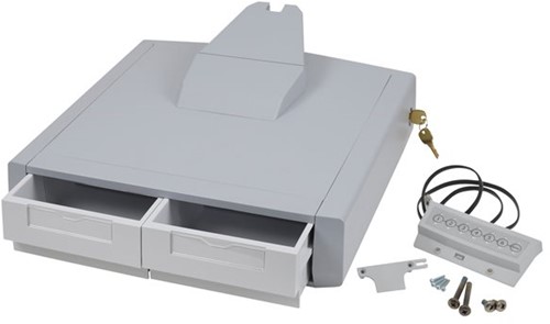 Ergotron StyleView SV44 Series Primary Double - bevestigingscomponent - grijs, wit