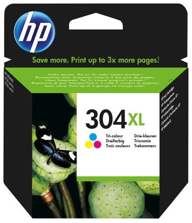HP 304XL originele drie-kleuren inktcartridge