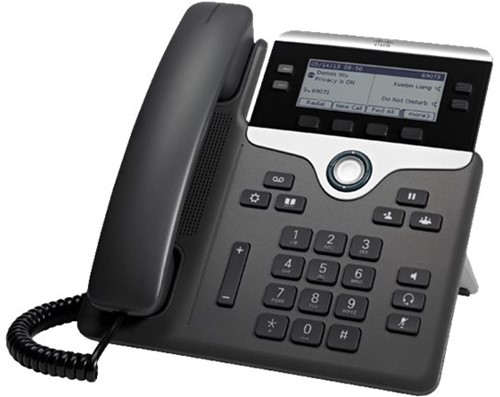 Cisco 7841 IP telefoon Zwart, Zilver 4 regels LCD