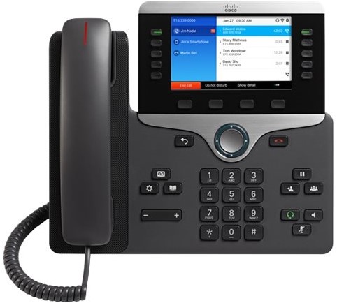 Cisco 8861 IP telefoon Zwart, Zilver Wifi