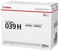 Canon 039H tonercartridge 1 stuk(s) Origineel Zwart