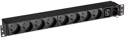 Eaton FlexPDU 8 FR energiedistributie 9 AC-uitgang(en) 1U Zwart