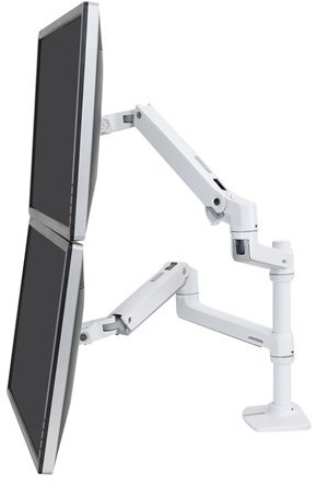 Ergotron LX Series 45-492-216 flat panel bureau steun 61 cm (24") Wit