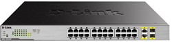 D-Link DGS-1026MP netwerk-switch Unmanaged Gigabit Ethernet (10/100/1000) Power over Ethernet (PoE) Zwart, Grijs