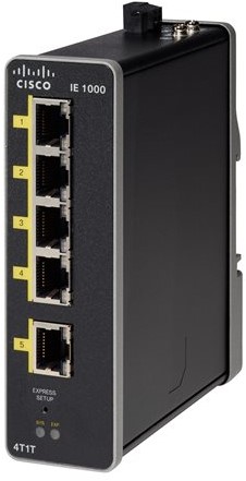Cisco IE-1000-4T1T-LM netwerk-switch Managed Fast Ethernet (10/100) Zwart