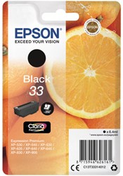 Epson Oranges Singlepack Black 33 Claria Premium Ink