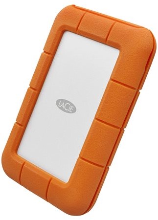 LaCie Rugged USB-C externe harde schijf 1000 GB Oranje, Zilver