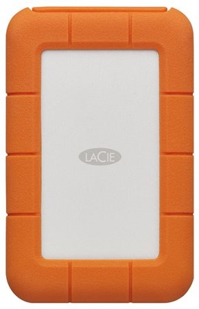 LaCie Rugged USB-C externe harde schijf 2000 GB Oranje, Zilver