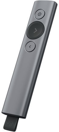 Logitech Spotlight Draadloze presenter Bluetooth/RF Grijs