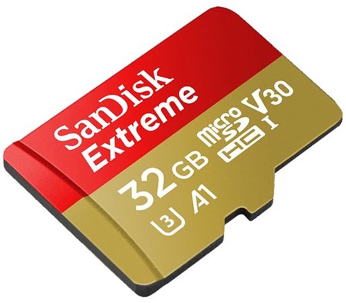 SanDisk Extreme - flashgeheugenkaart - 32 GB - microSDHC UHS-I