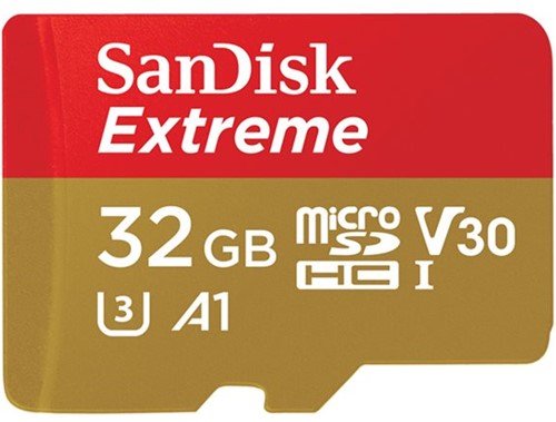 SanDisk Extreme - flashgeheugenkaart - 32 GB - microSDHC UHS-I
