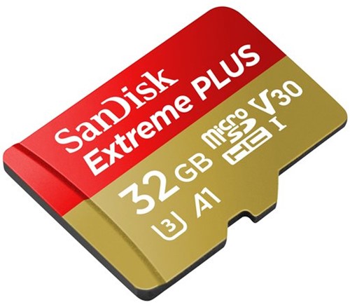 SanDisk Extreme PLUS - flashgeheugenkaart - 32 GB - microSDHC UHS-I