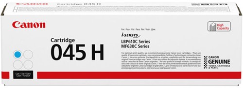 Canon 045 H tonercartridge 1 stuk(s) Origineel Cyaan