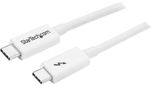 StarTech.com Thunderbolt 3 USB-C kabel 20Gbps Thunderbolt, USB en DisplayPort compatibel 2m wit