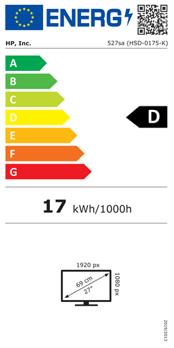 Energielabel afkomstig van Icecat, automatisch ingelezen op 18-04-2024.