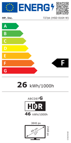 Energielabel afkomstig van Icecat, automatisch ingelezen op 23-09-2024.