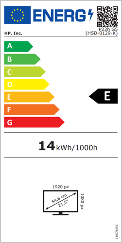 Energielabel afkomstig van Icecat, automatisch ingelezen op 06-06-2023.