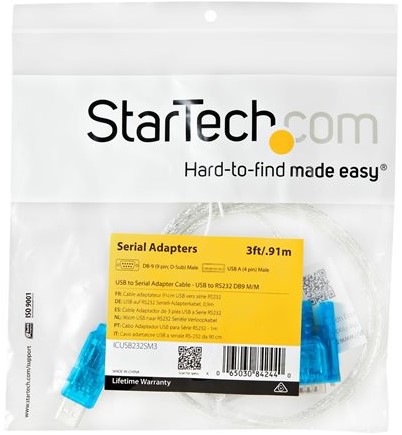StarTech.com 90cm USB naar RS232 DB9 Seriële Verloopkabel - M/M-3