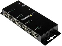 StarTech.com 4-poort USB naar DB9 RS232 Seriële Adapter Hub – Industrieel DIN-rail en Wandmontage-2