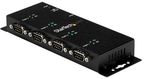 StarTech.com 4-poort USB naar DB9 RS232 Seriële Adapter Hub – Industrieel DIN-rail en Wandmontage-3