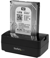 StarTech.com Single Bay USB 3.1 / eSATA naar SATA HDD Docking Station, USB 3.1 (10 Gbps) Hard Drive Dock, Externe 2.5/3.5" SATA III HDD/SSD Docking Station, Top-Loading Hard Drive Bay-3