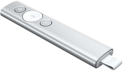 Logitech Spotlight Draadloze presenter Bluetooth/RF Zilver-3