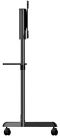 StarTech.com Verrijdbare TV Standaard - Mobiele TV Vloerstandaard voor 37-70" VESA Scherm (70kg) - TV Trolley met Schap en Opbergvak - Roteren/Kantelen - Universele TV Mount op Wielen-2