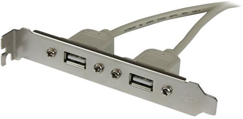 StarTech.com 2-poort USB A Vrouwelijke Adapter Slotplaatje-3