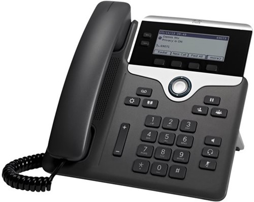 Cisco 7821 IP telefoon Zwart, Zilver 2 regels-3
