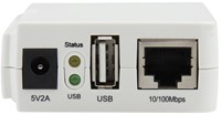 StarTech.com 1-poorts USB Wireless N netwerkprintserver met 10/100 Mbps Ethernet-poort 802.11 b/g/n-2
