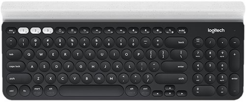 Logitech K780 Multi-Device Wireless Keyboard toetsenbord RF-draadloos + Bluetooth QWERTY Engels Grijs, Wit-2