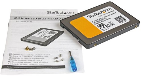 StarTech.com M.2 SSD naar 2,5 inch SATA III-adapter NGFF Solid-State Drive Converter met beschermende behuizing-3