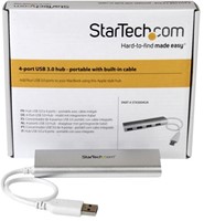 StarTech.com 4 Poorts draagbare compacte USB 3.0 hub met geïntegreerde kabel - 5Gbps - aluminium-3
