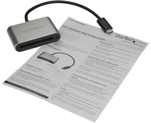 StarTech.com CFast 2.0 kaartlezer / schrijver USB-C cardreader voor CFast 2.0 kaarten USB 3.0-3