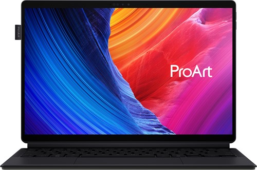 ASUS ProArt PZ13 HT5306QA-LX006X Qualcomm Snapdragon X1-P42-100 Laptop 33,8 cm (13.3") Touchscreen 16 GB LPDDR5x-SDRAM 1 TB SSD Wi-Fi 7 (802.11be) Windows 11 Pro Zwart