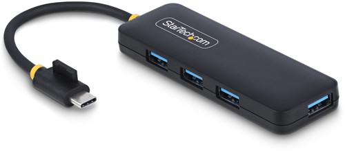 StarTech.com H5C4A-USB-HUB interface hub USB 3.2 Gen 1 (3.1 Gen 1) Type-C 5000 Mbit/s Zwart