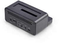 StarTech.com M.2 NVMe naar 2.5"/3.5" SATA Drive Duplicator, Dual Bay Standalone SSD Cloner/Copier en Drive Dock, Bidirectionele NVMe naar SATA / SATA naar NVMe Copier, Tot 27GB/min, SATA III, USB 10Gb-2