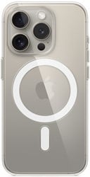 Apple MT223ZM/A Back cover for mobile phone - MagSafe compatibility - polycarbonate - clear - for iPhone 15 Pro