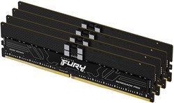 Kingston Technology FURY 128GB 6400MT/s DDR5 ECC Reg CL32 DIMM (set van 4) Renegade Pro EXPO