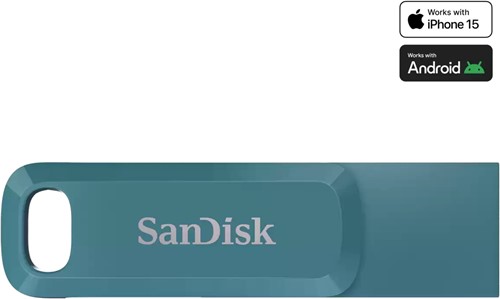 SanDisk Ultra Dual Drive Go USB flash drive 512 GB USB Type-C 3.2 Gen 1 (3.1 Gen 1) Turkoois