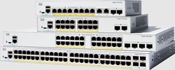 Cisco Catalyst 1200 Managed L2 Gigabit Ethernet (10/100/1000) Power over Ethernet (PoE) Grijs