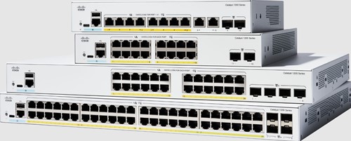 Cisco Catalyst 1200 Managed L2 Gigabit Ethernet (10/100/1000) Power over Ethernet (PoE) Grijs