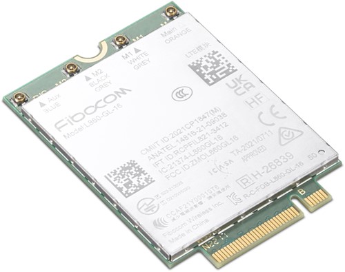 Lenovo 4XC1M72795 netwerkkaart Intern WWAN 1000 Mbit/s