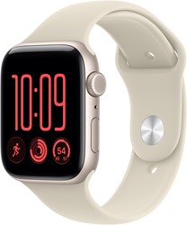Apple Watch SE (3nd generation) OLED 44 mm Digitaal 368 x 448 Pixels Touchscreen 5G Beige Wifi GPS